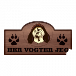 Her Vogter Jeg - Sticker - Grand Griffon Vendéen