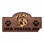 Her Vogter Jeg - Sticker - Glen of Imaal-Terrier