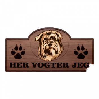 Her Vogter Jeg - Sticker - Glen of Imaal-Terrier