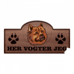 Her Vogter Jeg - Sticker - Eurasier