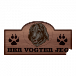 Her Vogter Jeg - Sticker - Estrela Mountain Dog