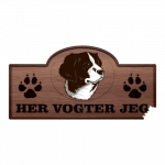 Her Vogter Jeg - Sticker - Drentse Patrijshond