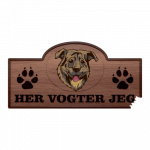 Her Vogter Jeg - Sticker - Cursinu