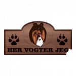 Her Vogter Jeg - Sticker - Collie