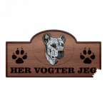 Her Vogter Jeg - Sticker - Cimarron Uruguayo