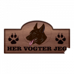 Her Vogter Jeg - Sticker - Cierny Sery