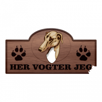 Her Vogter Jeg - Sticker - Chippiparai Her Vogter Jeg - Sticker - Chippiparai