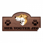 Her Vogter Jeg - Sticker - Chinook