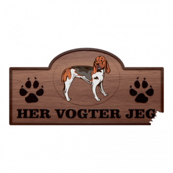 Her Vogter Jeg - Sticker - Chien D´artois Her Vogter Jeg - Sticker - Chien D´artois
