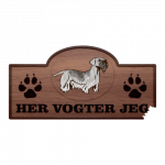 Her Vogter Jeg - Sticker - Cesky Terrier