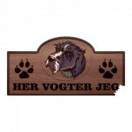 Her Vogter Jeg - Sticker - Cesky Fousek