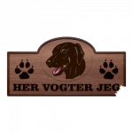 Her Vogter Jeg - Sticker - Cão de Castro Laboreiro