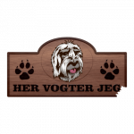 Her Vogter Jeg - Sticker - Cao da Serra de Aires