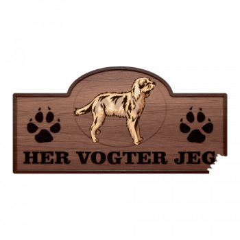 Her Vogter Jeg - Sticker - Briquet Griffon Vendéen