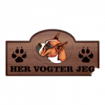Her Vogter Jeg - Sticker - Boxer