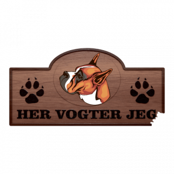 Her Vogter Jeg - Sticker - Boxer