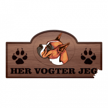 Her Vogter Jeg - Sticker - Boxer Her Vogter Jeg - Sticker - Boxer