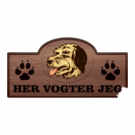 Her Vogter Jeg - Sticker - Bosnisk Støver