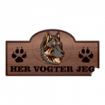 Her Vogter Jeg - Sticker - Bohemian Shepherd