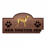 Her Vogter Jeg - Sticker - Billy