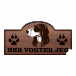 Her Vogter Jeg - Sticker - Berner Laufhund