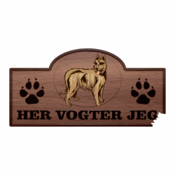 Her Vogter Jeg - Sticker - Berger Picard