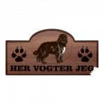 Her Vogter Jeg - Sticker - Barbet