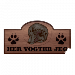 Her Vogter Jeg - Sticker - Bakharwal