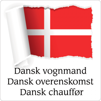 Dansk Vognmand - Sticker