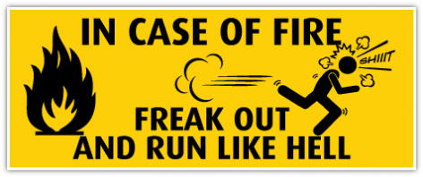 In case of fire