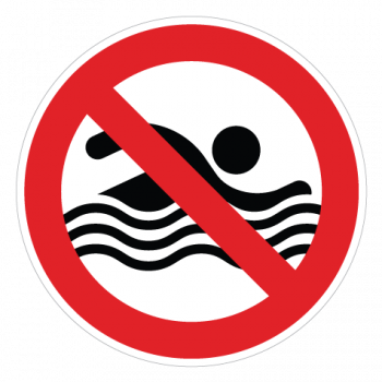 Svømning-forbudt-cirkel