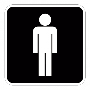 Symbol2-Herretoilet-Sticker