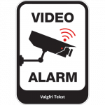 video-alarm-hvid-m-tekst